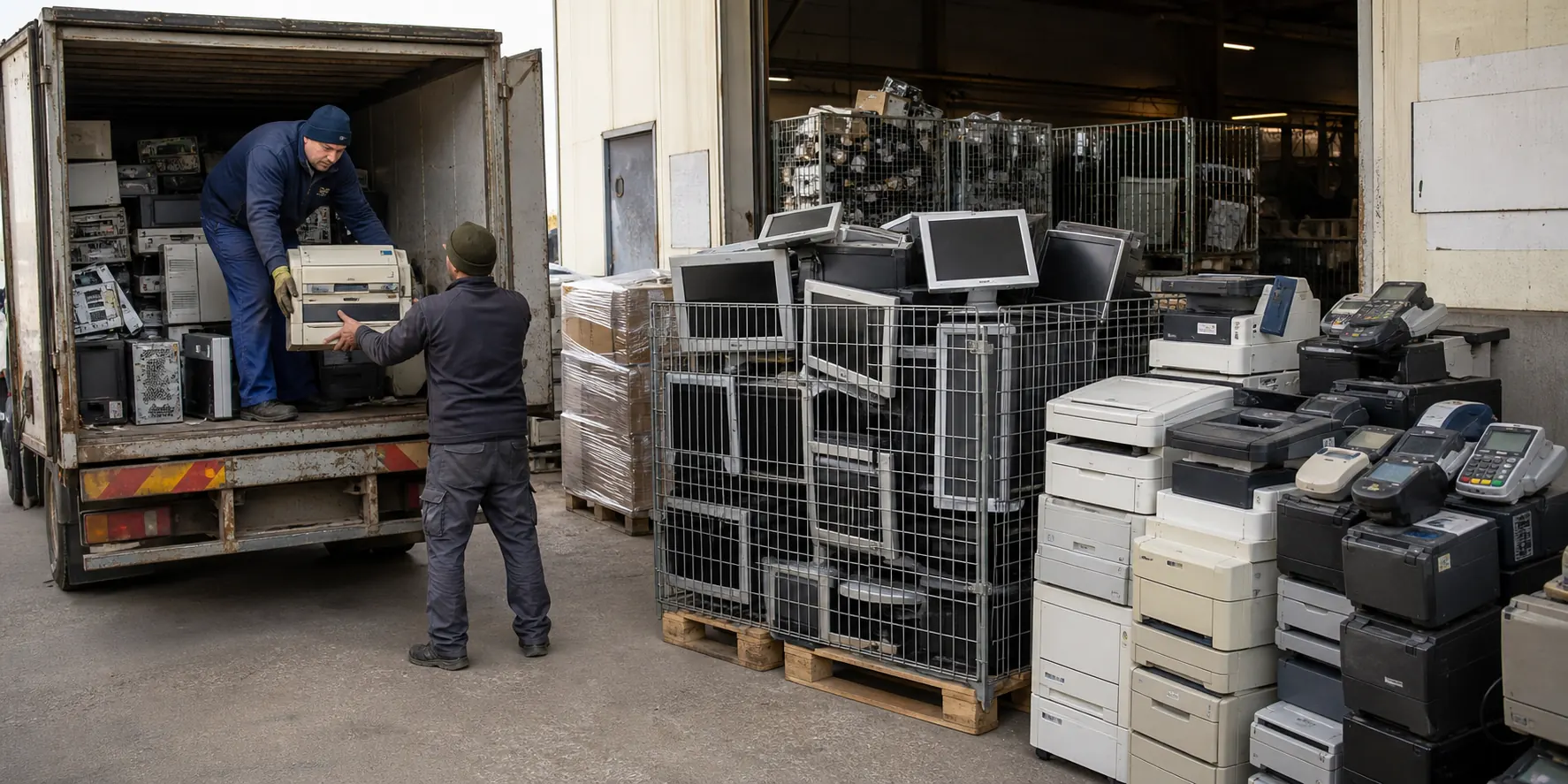 Ofis Elektroniği Hurdası Alımı için gerçek hurda ve geri dönüşüm sahası